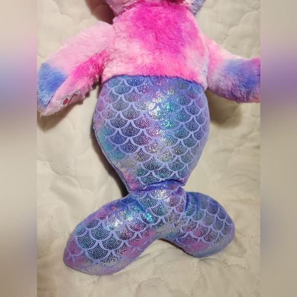 Build a Bear Magical Mer-Bear Mermaid Plush 17” 2020 Retired BABW Stuffed Animal - Picture 3 of 11